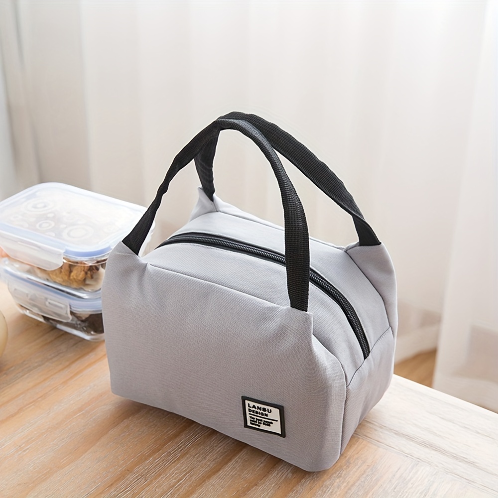 Lunch Bag Cooler Tote Portable Insulated Box Canvas Thermal Cold Food  Container School Picnic For Men Women Kids Travel Lunchbox