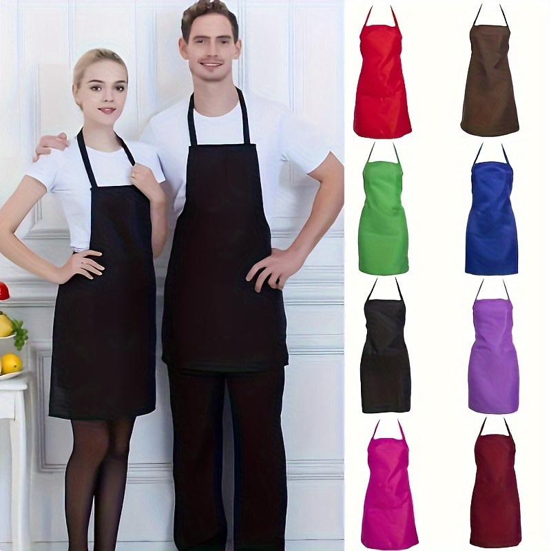 Kitchen Apron Household Kitchen Home And Abroad Pure Cotton - Temu