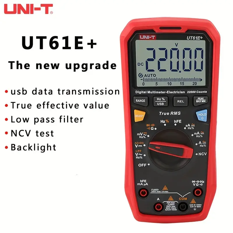 Uni t Ut61e Plus Multimetro Digitale Professionale Portatile - Temu Italy