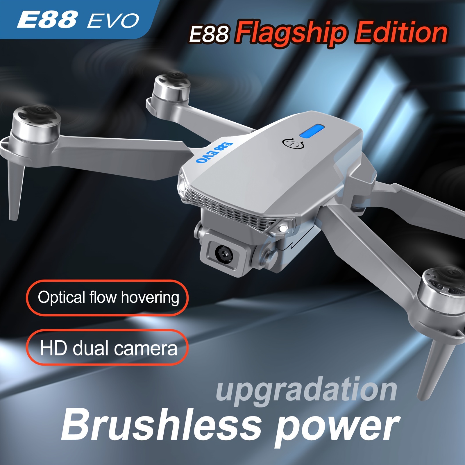  Brushless Motor Drones with 2 Cameras 40KM/h MAX Wind  Resistance Class 4 WIFI 5GHz FPV Drone with dual camera for Adults RC dron  for Beginners Quadcopter 2 Batteries 30 Minutes X15