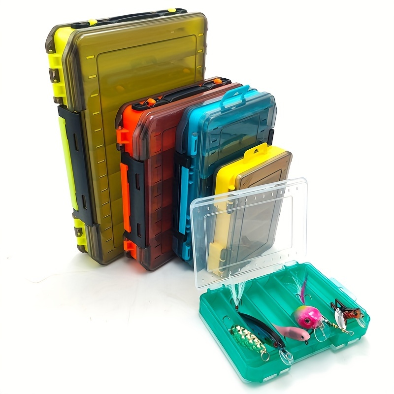 Double sided Portable Fishing Lure Storage Box Convenient - Temu