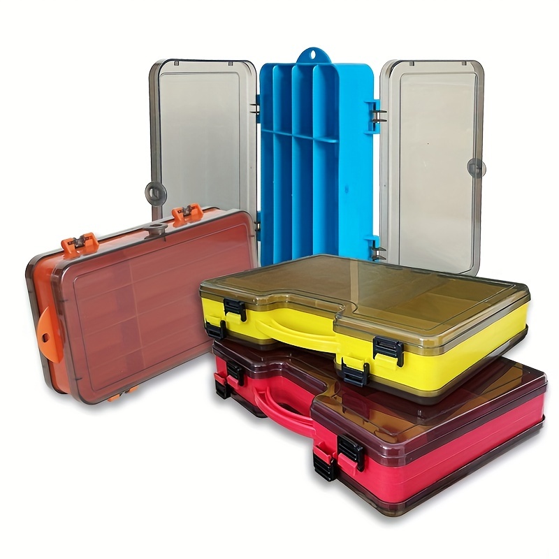 Multi functional Portable Fishing Tackle Box Two sided - Temu United Kingdom