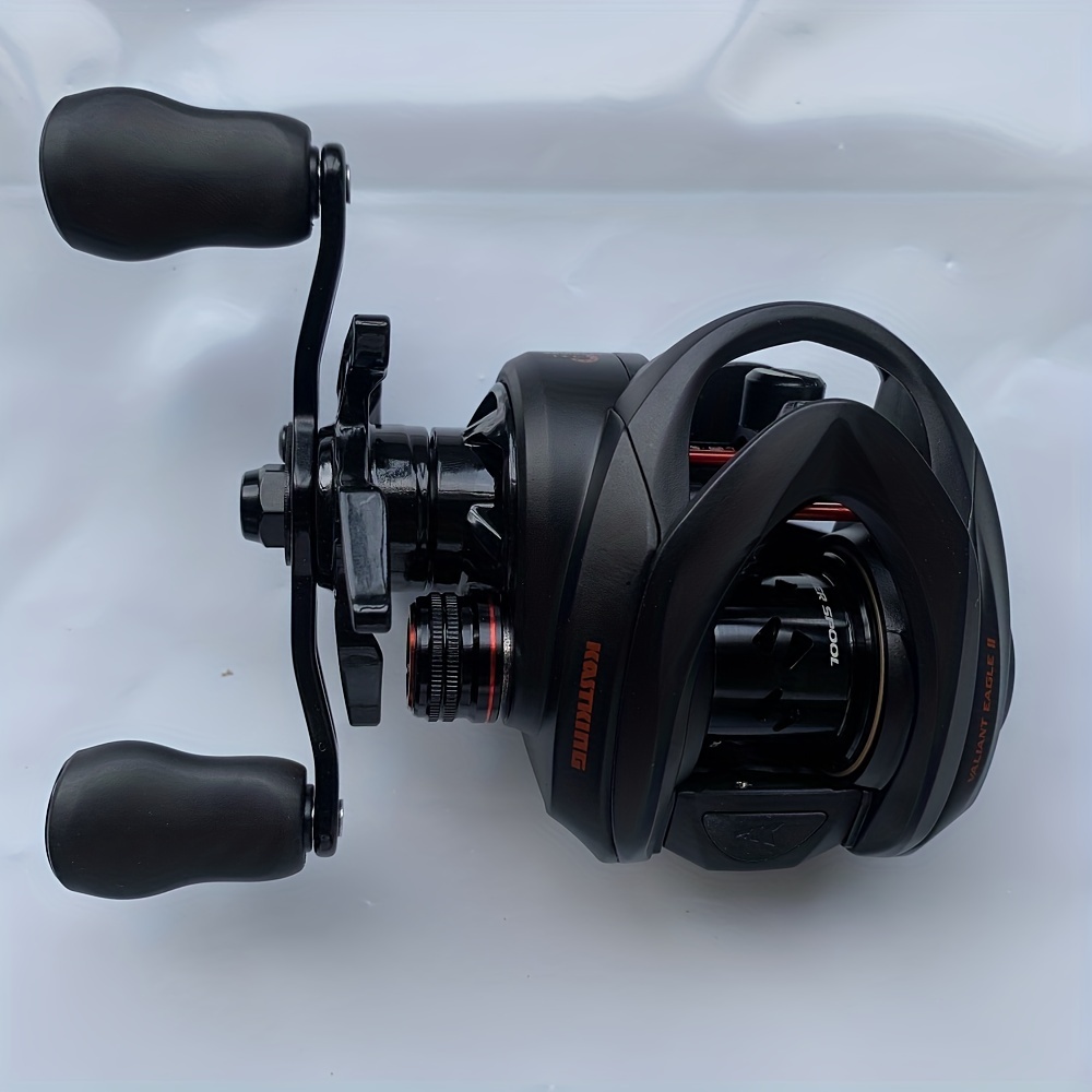 * Black Valiant Eagle II Baitcasting Reel - 5KG Max Drag, 7BB+1RB, 8.4:1  High Speed Fishing Reel for Ultimate Precision and Control