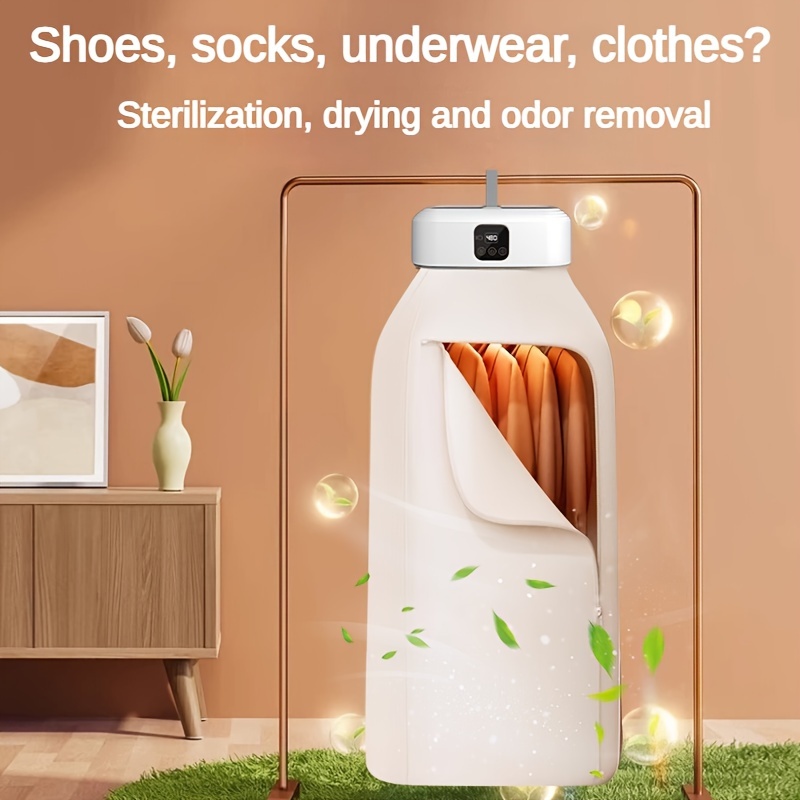 Plug In Foldable Clothes Dryer Odor Removal Intelligent - Temu