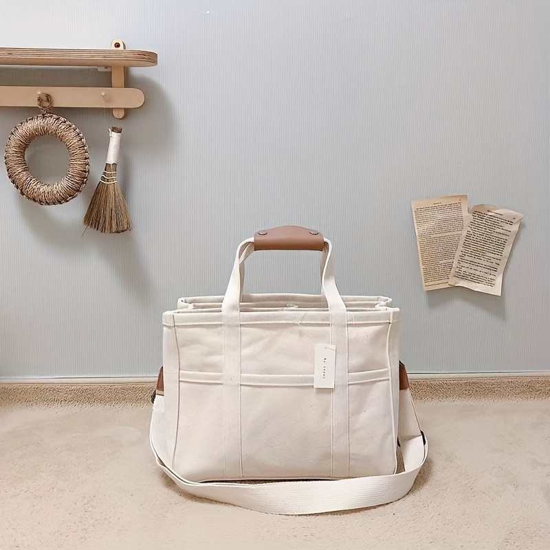 All Over Letter Print Tote Bag, Large Capacity Shoulder Bag, Women's Handbag  For Work, School, Shopping - Temu Japan