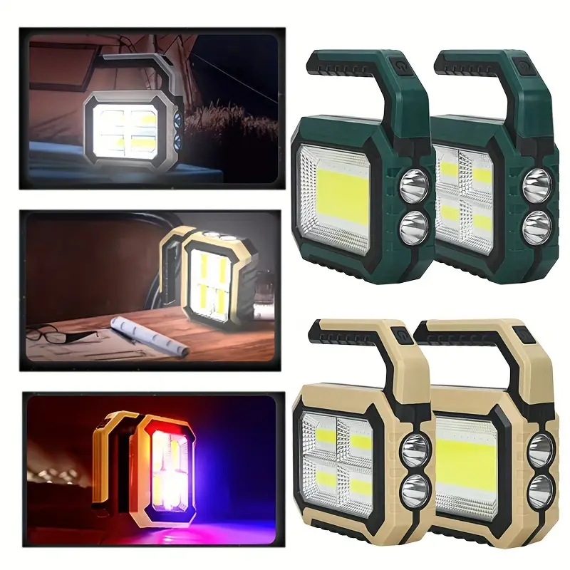 1pc LED Multi Light Source Portable Lights, USB Charging Flashlight, Outdoor Camping Searchlight, Can Charge Mobile Phones, Emergency Lighting Searchlight details 0