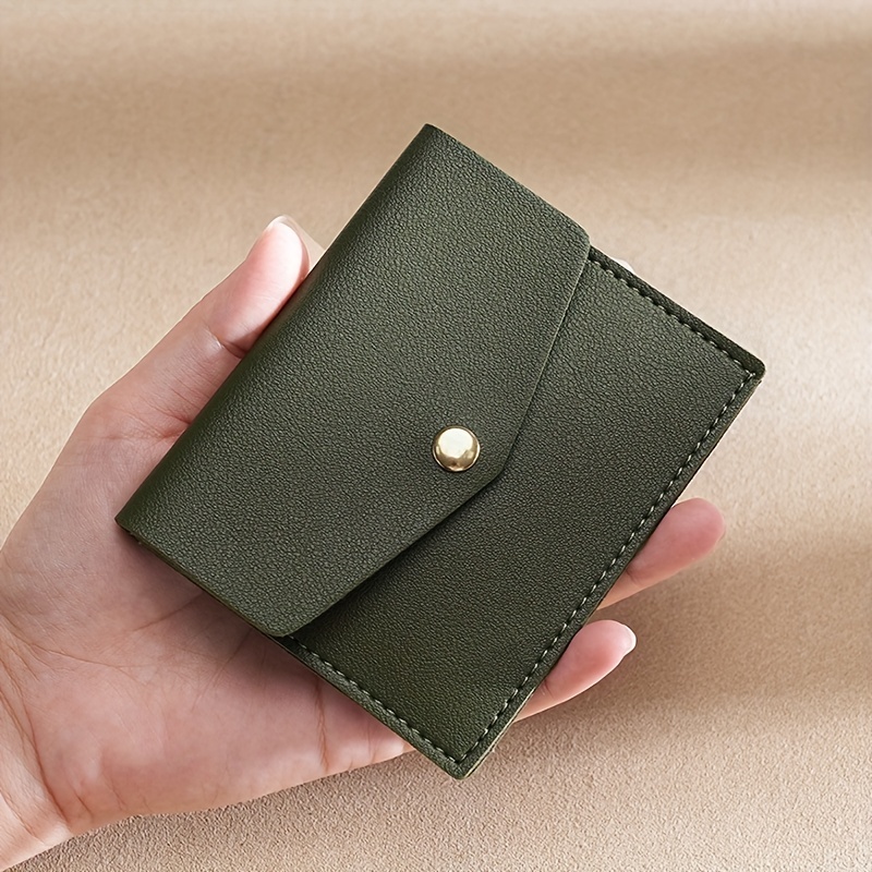 Leather Hasp Bank Card Case  Leather Card Id Holders - Genuine