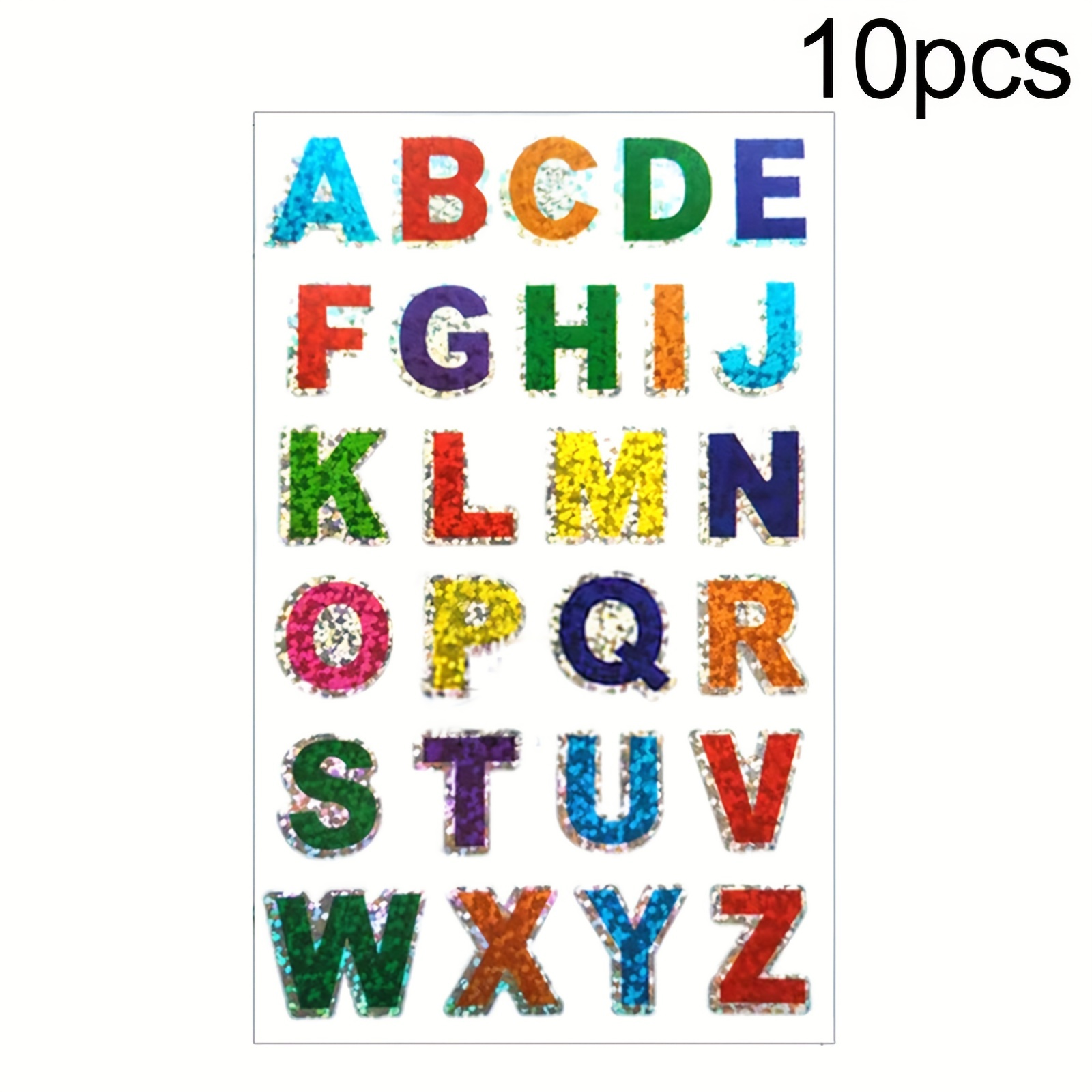 10PCS WITH NUMBERS Self Wedding Scrapbook Letter Stickers DIY