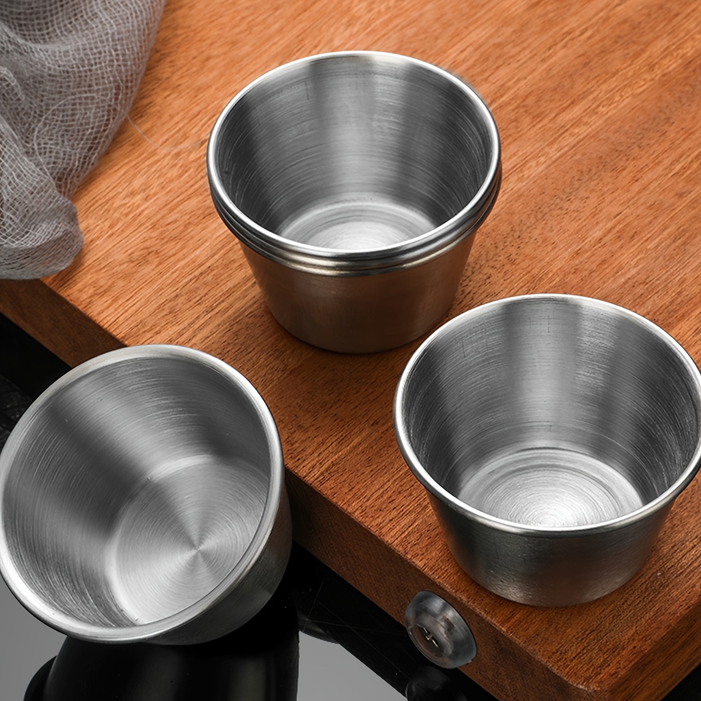 Stainless Steel Condiment Containers with Leakproof Silicone