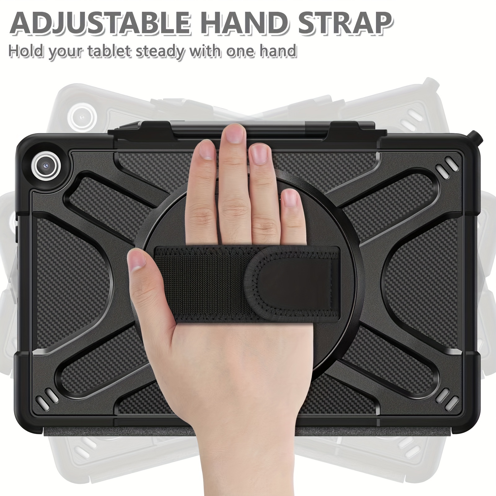 All-New  Fire Max 11 Tablet case (13th Generation, 2023 Release),  DJ&RPPQ Full Body Rugged Hands-Free Viewing Stand Back Cover with Screen
