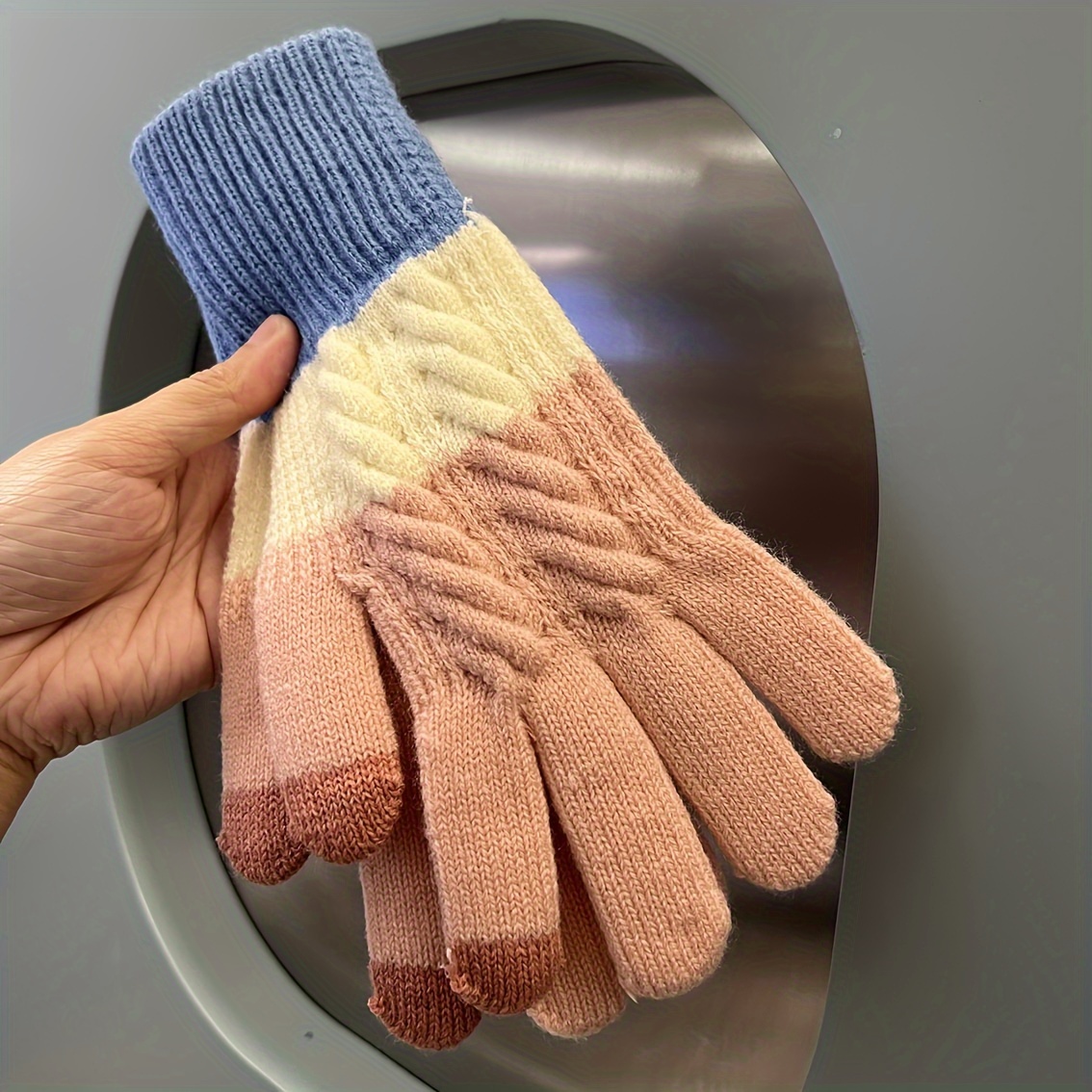 Soft knit deals gloves