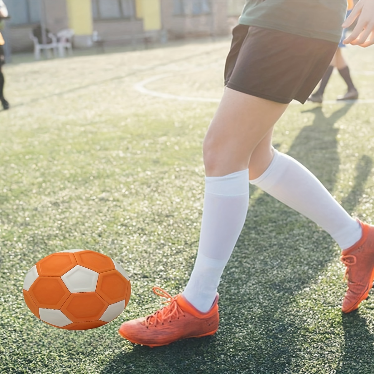 Football Professionnel Avec Pompe À Ballon Et 1 Aiguille - Super Cadeau  Pour - Parfait Pour Les Matchs Ou Les Jeux En Extérieur Et En Intérieur -  Sports Et Activités D'extérieur - Temu