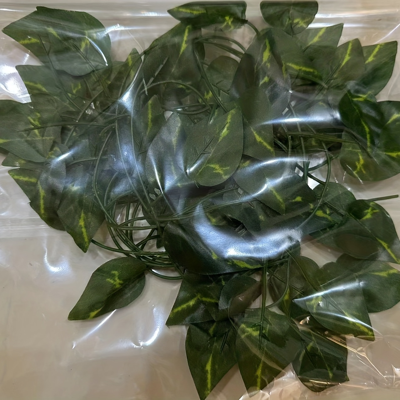 Artificial Plant Green Ivy Leaf Garland Silk Wall Hanging - Temu