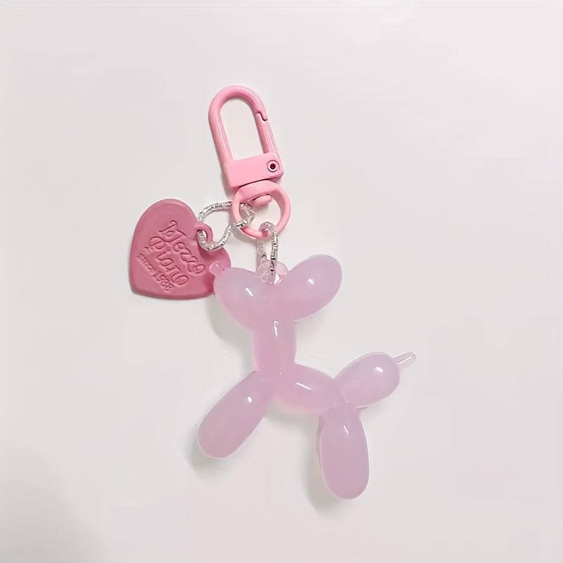 Kawaii Cartoon Balloon Dog Keychains Cute Animal Key Ring Purse Bag  Backpack Car Key Charm Earbud Case Accessory Gift - Temu New Zealand