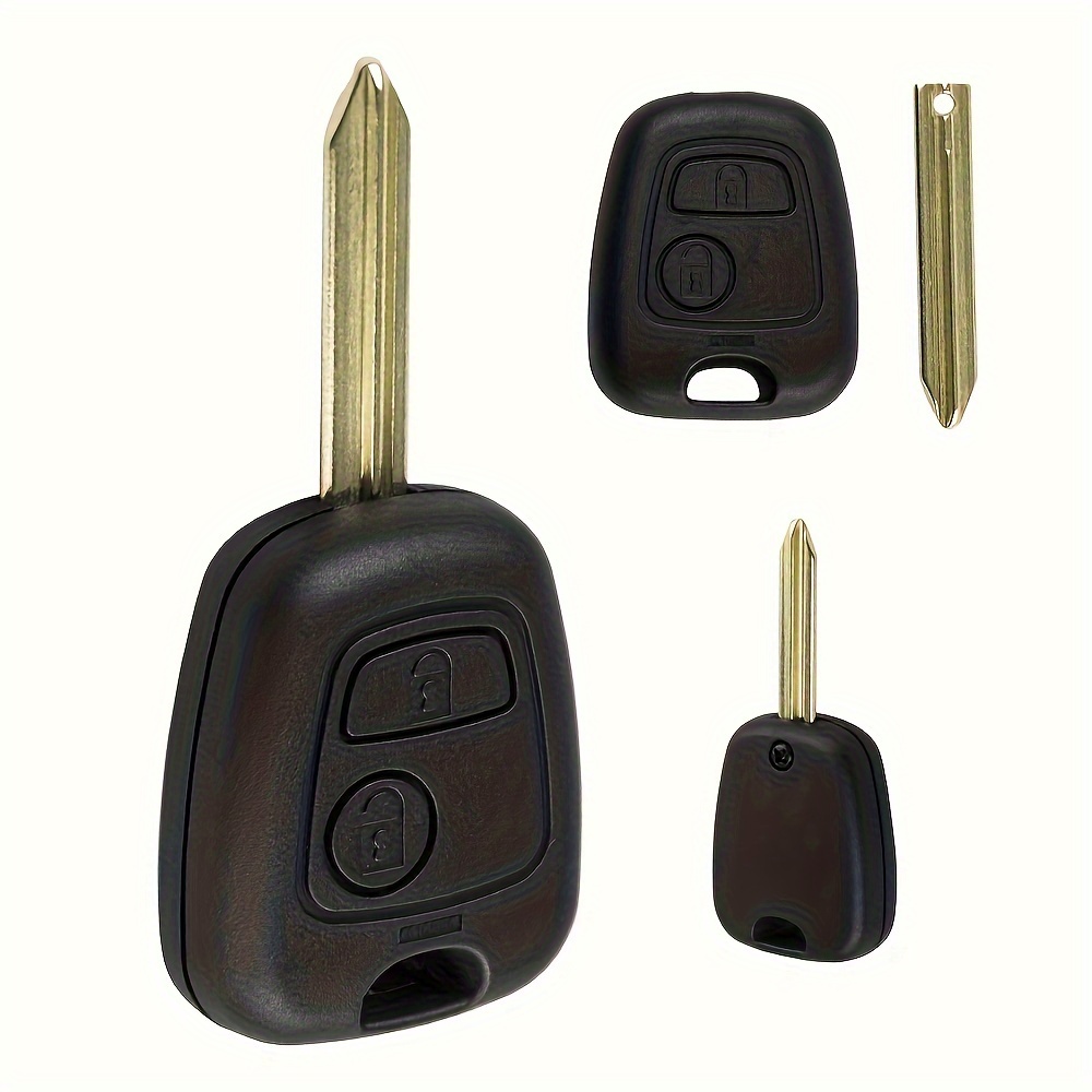 Okeytech Remote Key Shell 2 Buttons For Peugeot 107 206 207 - Temu