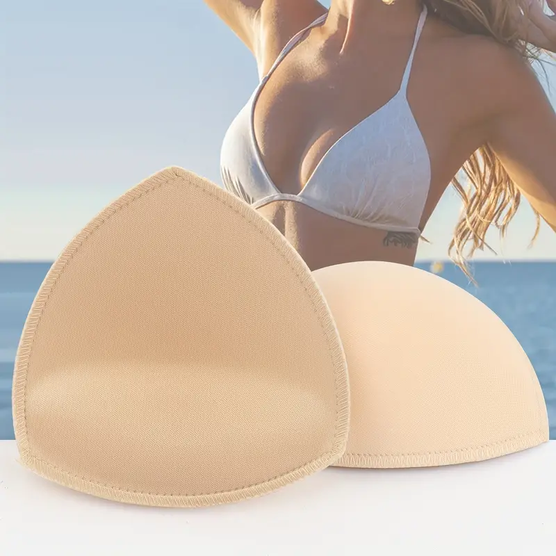 Solid Bra Pads Inserts Comfy Breathable Insert Underwear Pad - Temu Canada