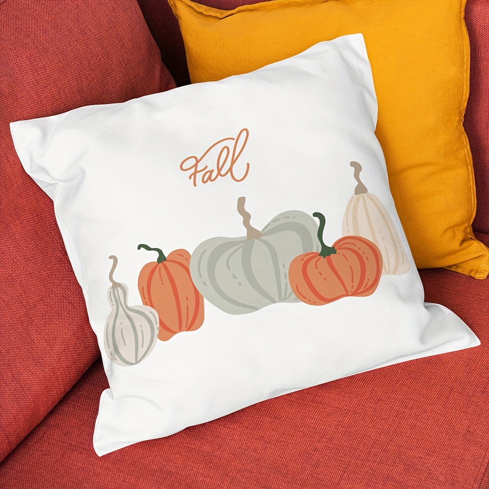 Fall Pumpkin Decorative Throw Pillow Covers Add A Touch Of - Temu