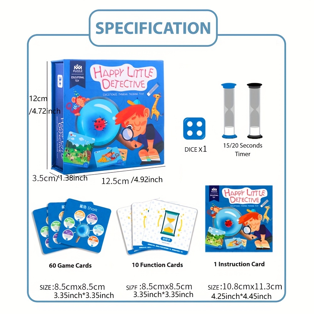 1set Memory Card Game Board Game Puzzle Thinking Training Toy Cards For  Parent-child Interaction