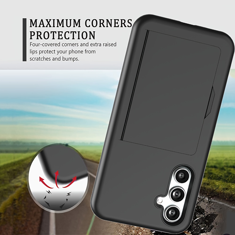  Encased Funda protectora para teléfono Galaxy A54 5G con  protector de pantalla, protección de cuerpo completo resistente (Samsung-A54  5G), color negro : Celulares y Accesorios