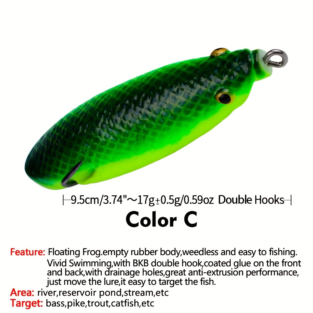 DDfishing Tadpole Frog-Shape Fishing Lures Soft Plastic Swimbait