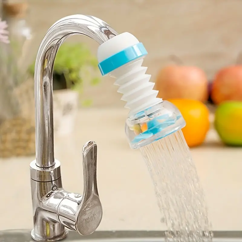 1pc kitchen sink faucet extender rotary faucet extender faucet water purifier sink filter water saving filter bathroom accessories 4