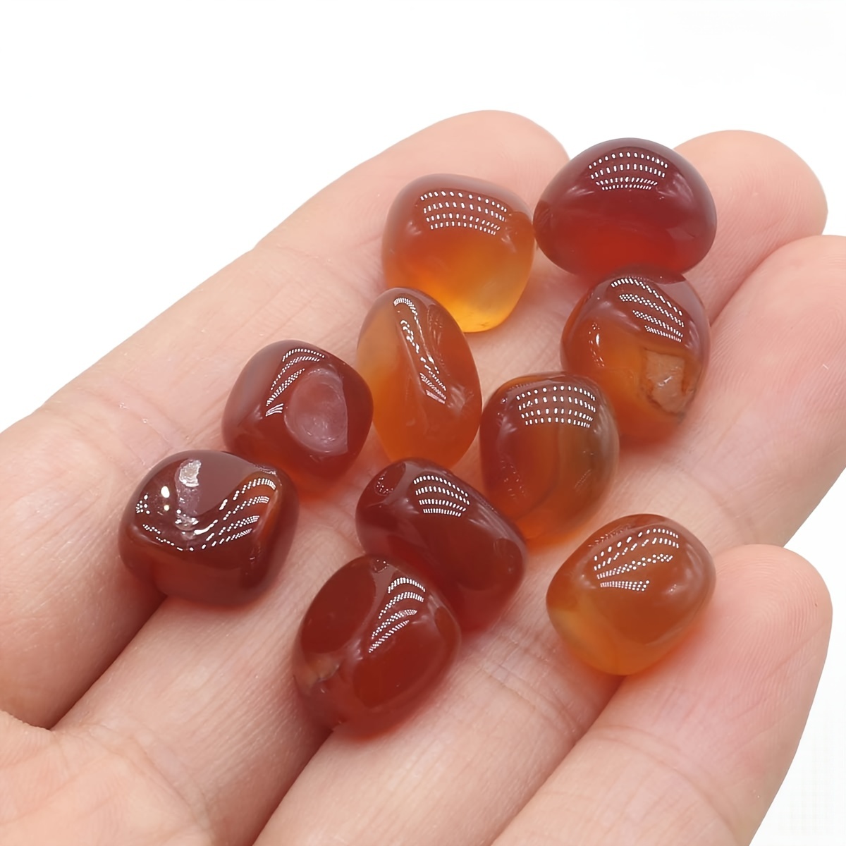 Tiny 2mm natural carnelian beads, Red agate semi precious gemstone