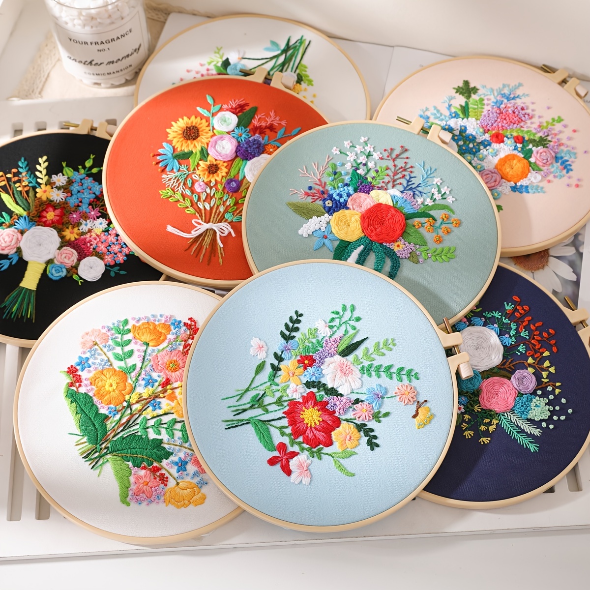 Embroidery Kit For Beginners Adults Cross Stitch Kits Van - Temu