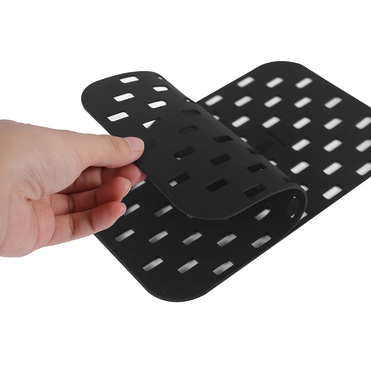 Rectangular Air Fryer Tray Black Heat Resistant Kitchen - Temu