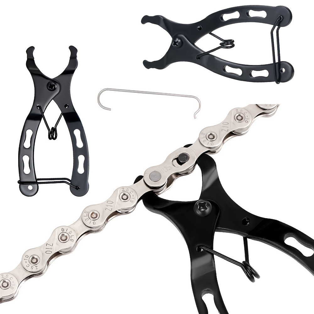 Ensemble d'outils de chaîne de vélo 9 pièces, pince à maillons de vélo +  outil
