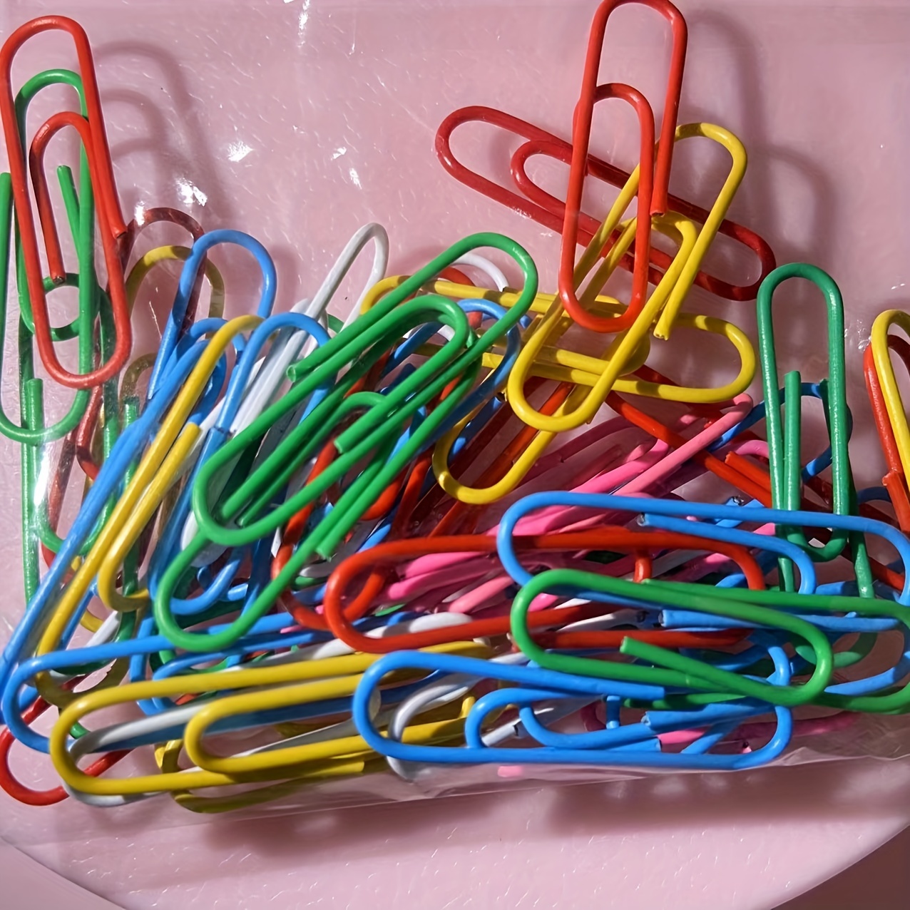 Color Pack Paper Clips, Multi-size Paper Clips In Bulk, Office