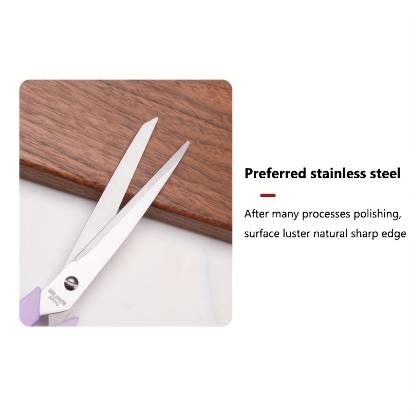 Multipurpose Scissors With Comfortable Grip Stainless Steel - Temu