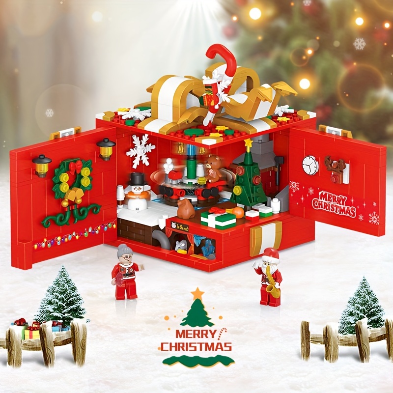 729PCS Purple Christmas Tree Music Box Building Blocks Dreamy Crystal Tree  Assembly Model Bricks Toys Adults Children Idea Gifts - AliExpress