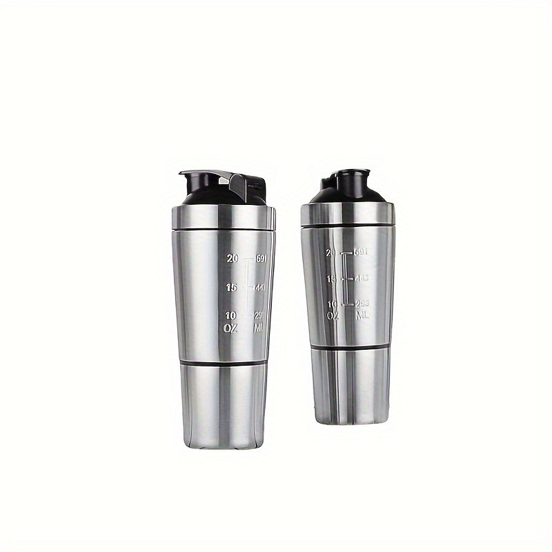 Thermal Protein Shaker Bottle Double Walled 304 Stainless - Temu