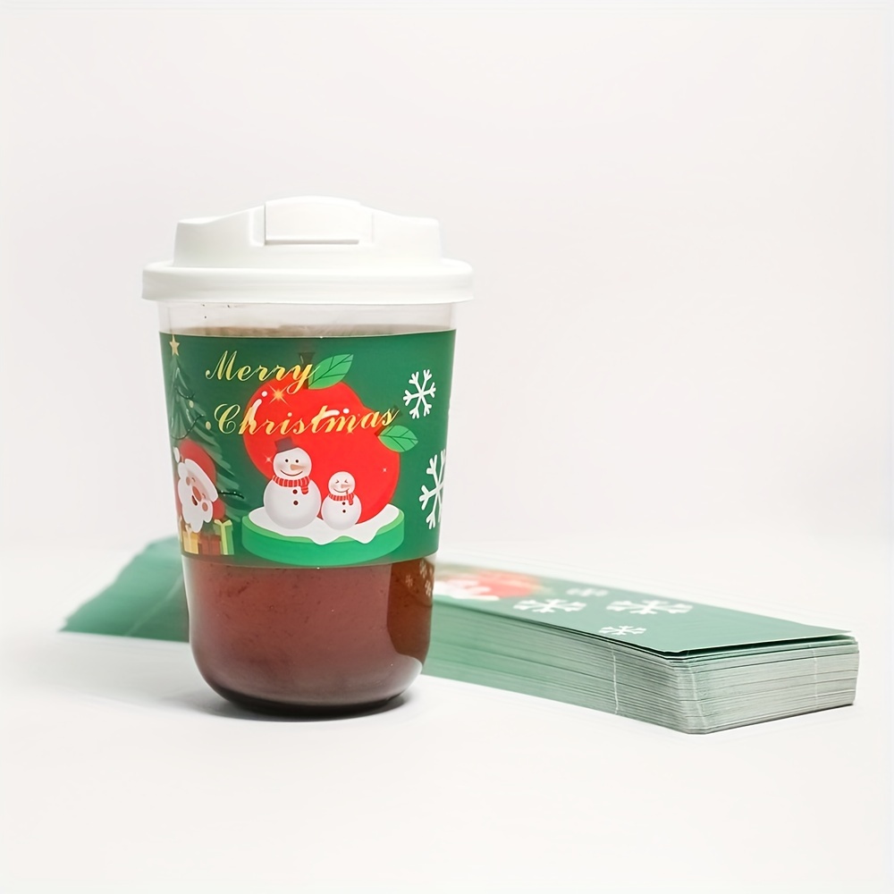 Christmas Disposable Paper Cups Red Green Coffee Tea Cups - Temu