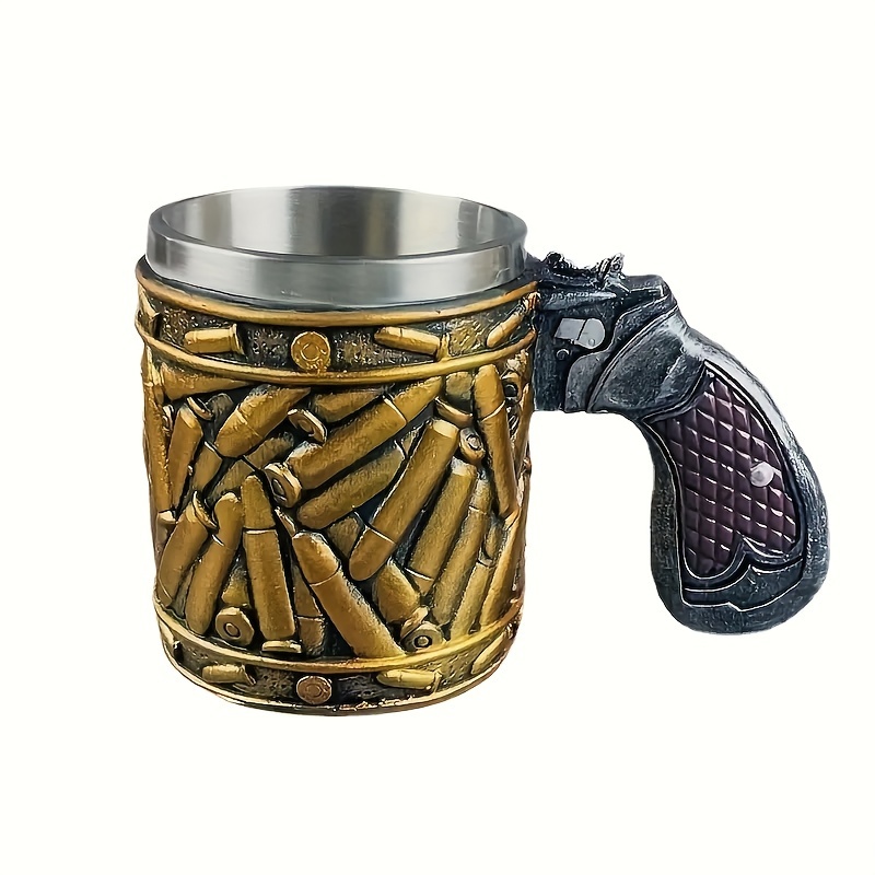 Bullet Beer Mug Vintage Stainless Steel Beer Mug Creative - Temu