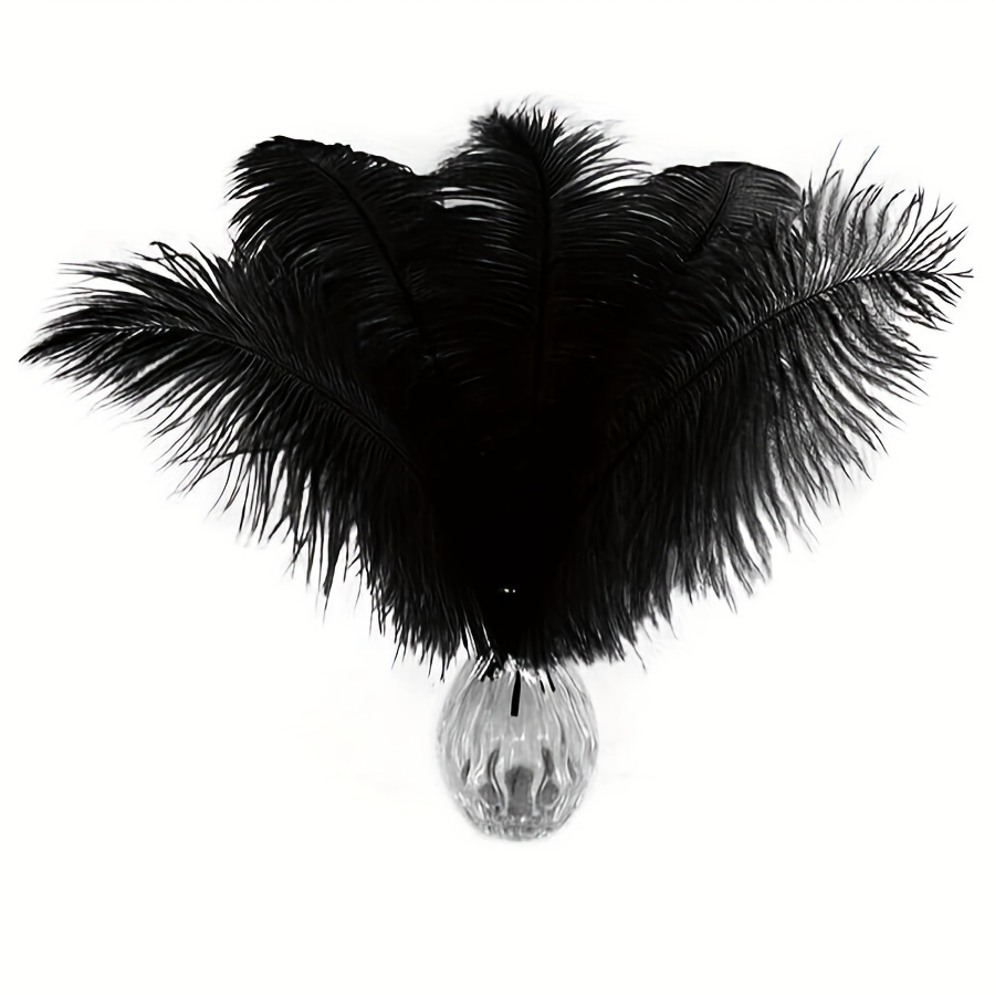 Plumas naturales de avestruz para manualidades, 50 plumas de 5 a 8  pulgadas, adornos de plumas blancas, atrapasueños, joyería, boda,  decoración del