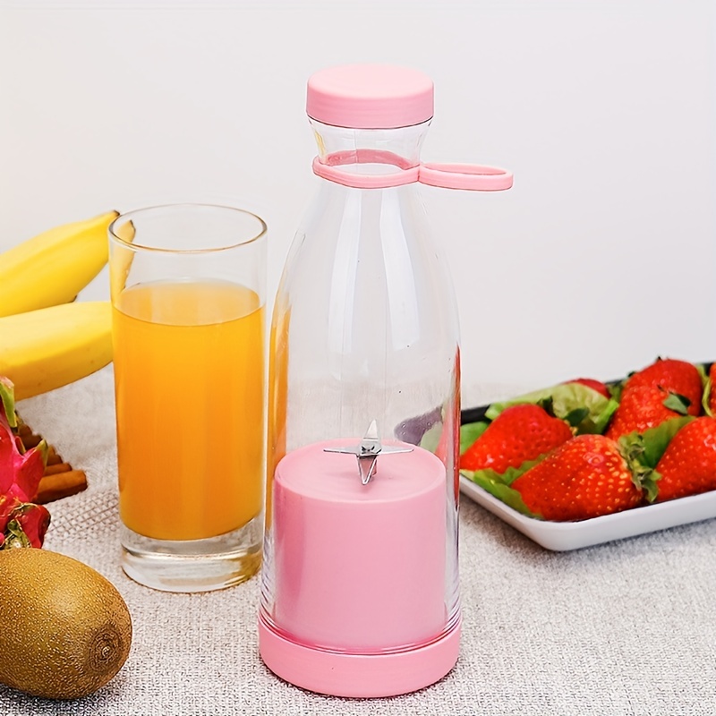 1pc fruit juicer cup portable household wine bottle juicer small portable multifunctional juice maker handheld mixing cup details 0