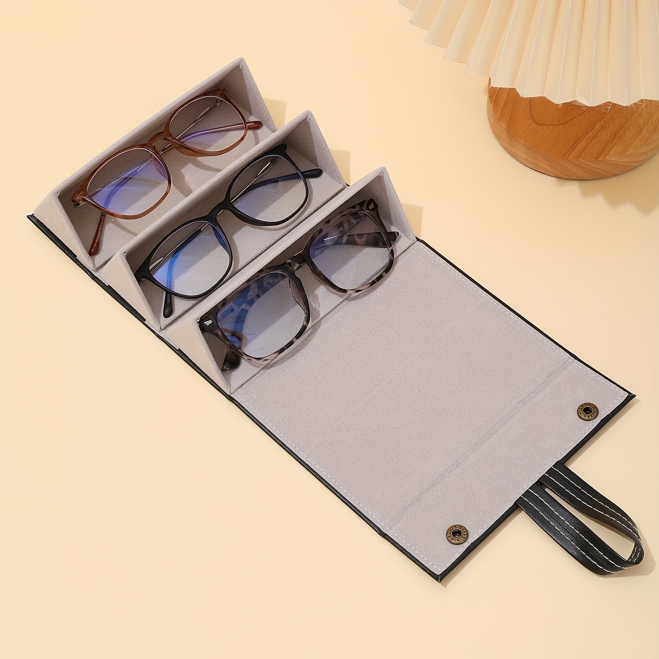 1pc 2/3/4/5slots Organizador Gafas Sol Viaje Diseño Plegable Caja  Almacenamiento Gafas Múltiples Soportes Gafas Colgantes, Elección Ideal  Regalos, Compra Últimas Tendencias