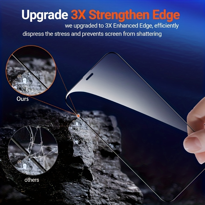 3X Protector De Pantalla Cristal Vidrio Templado Para iPhone 11 Pro Max /  Xs Max 