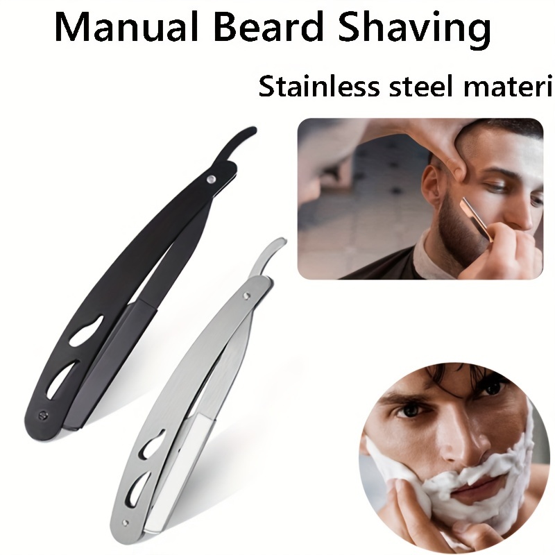 Trimming Barber Steel Shaver Salon Facial Chic Razors Tool - Temu Canada