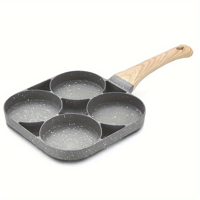 4 Holes Three-in-one, Fried Egg Pan, Mini Frying Pan, Breakfast Pan,  Non-stick Pan, Kitchen Artifact - Temu