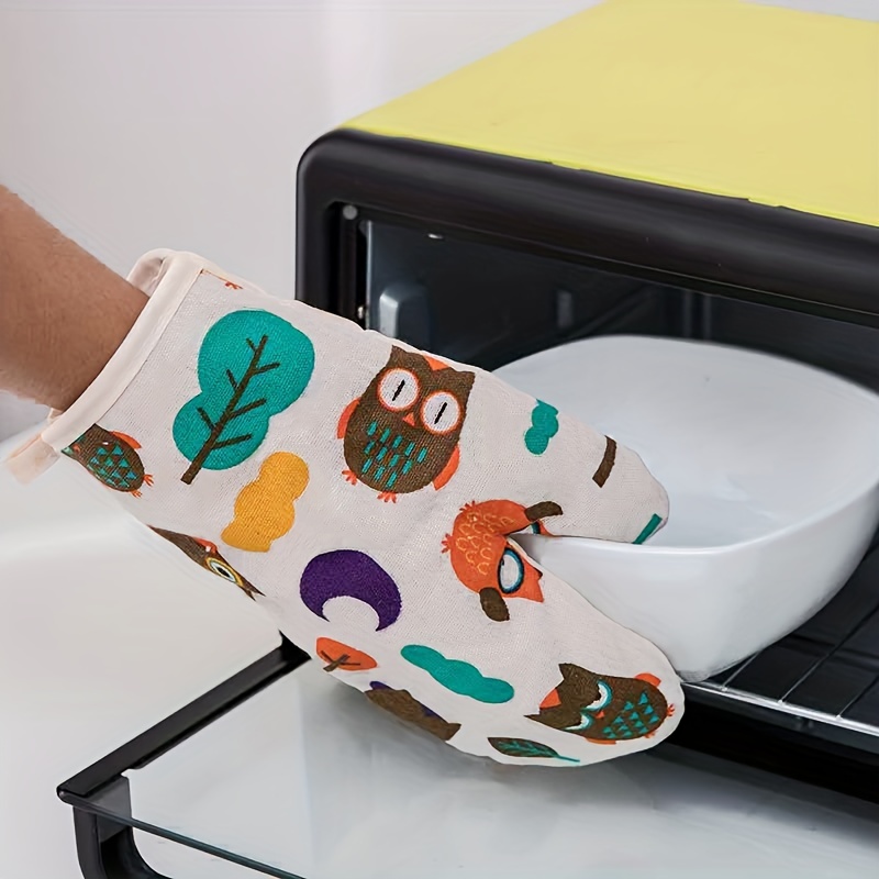 Heat Resistant Animal Printed Oven Mitts And Pot Holder Set - Non-slip,  Bpa-free, Perfect For Bbq, Baking, And Cooking - Insulated Hot Pads For Hot  Dishes And Pans - Essential Kitchen Supplies 