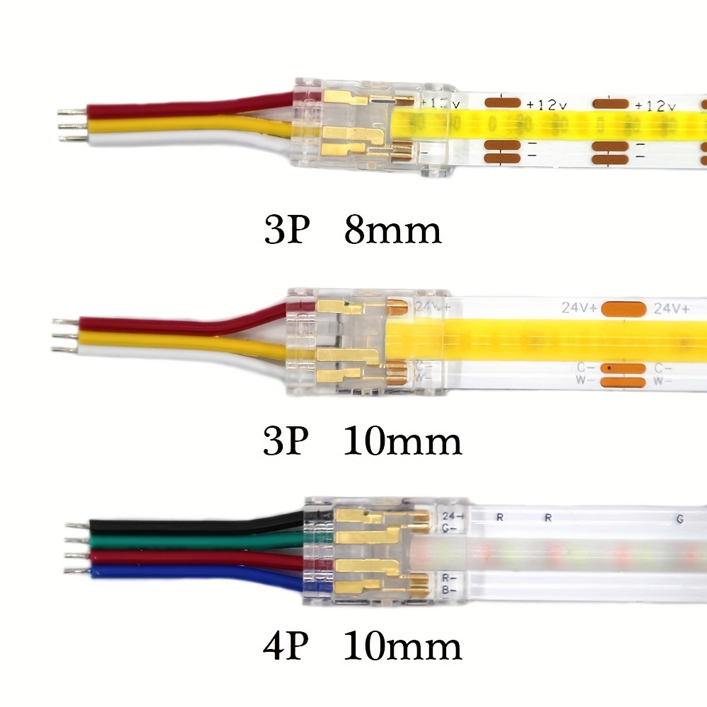 Cable conexión tira LED COB RGB