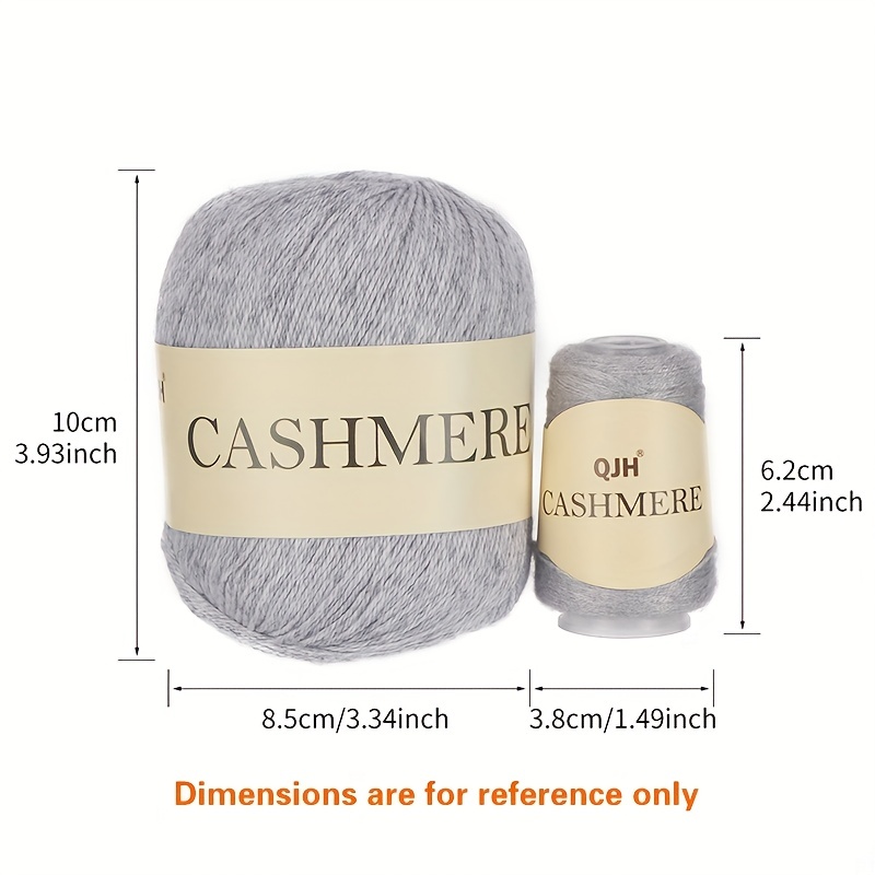  Luxurious Cashmere Yarn for Crocheting - Premium Worsted Fiber  for Cozy Creations - Pure Mongolian Origin for Unparalleled Warmth and  Softness - Ideal for Weaving, Creating Fuzzy Knits, and Handcrafte