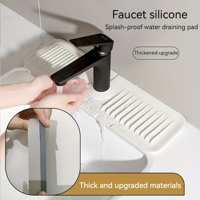 Christmas Diatomaceous Mud Faucet Suction Pad, Kitchen Countertop Faucet  Drainage Pad, Bathroom Sink Drainage Pad, Can Be Cut And Washed With Quick  Drying Pad - Temu Italy