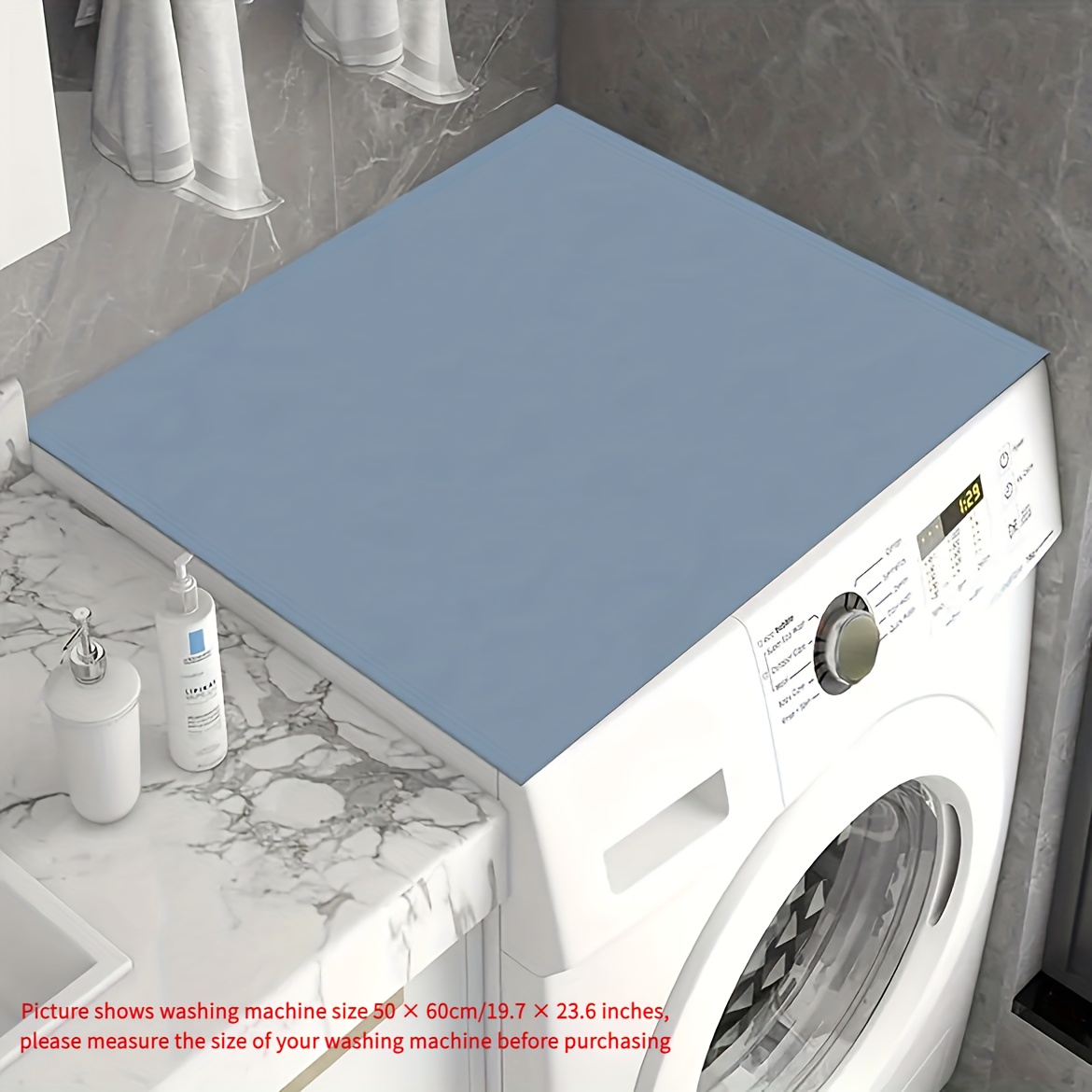 Washer Dryer Covers Protector Mat Anti slip Washing Machine - Temu