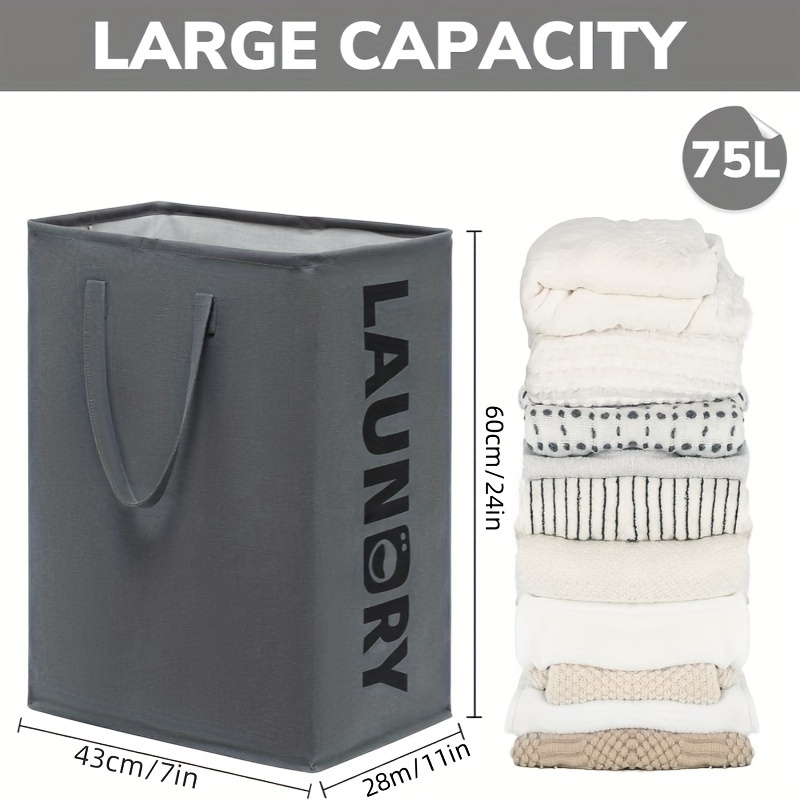 1pc 40l Cesta Lavandería Bolsa Lavandería Plegable Cesto - Temu Chile