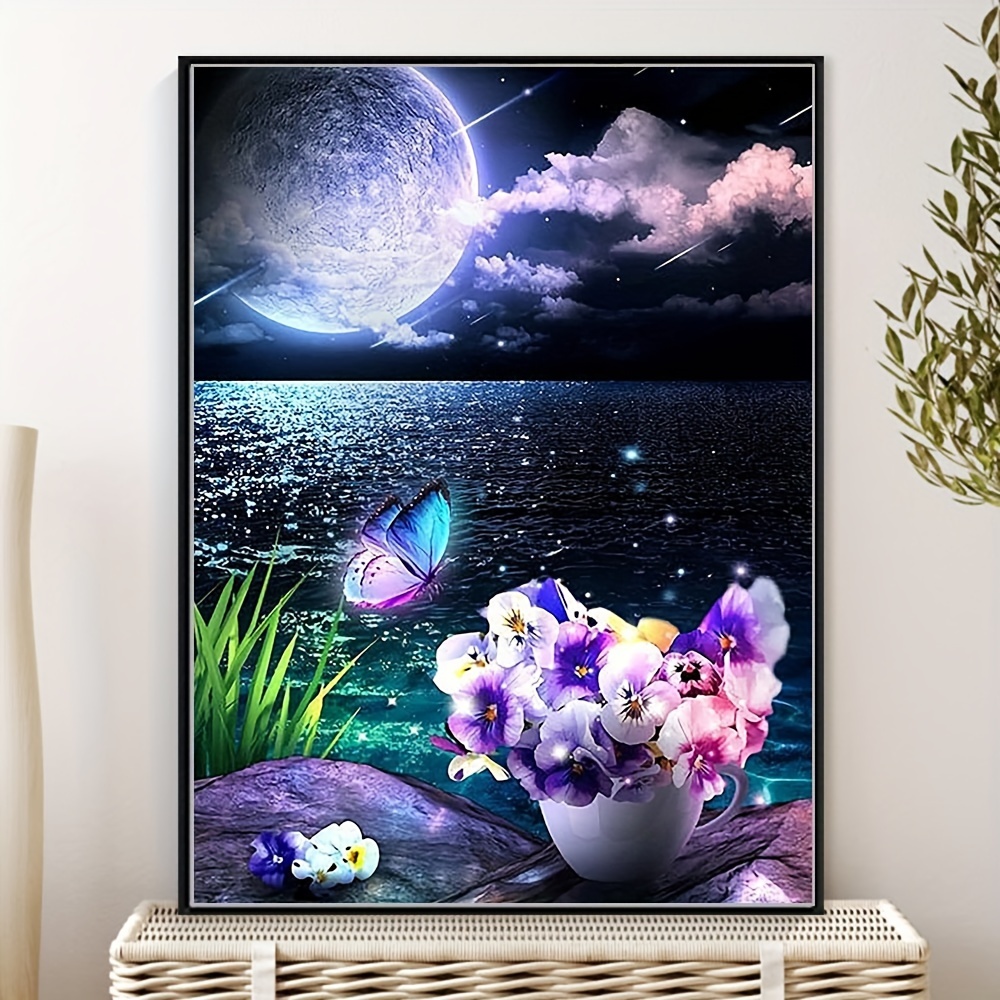 5D Diamond Painting Bright Flowers Kit