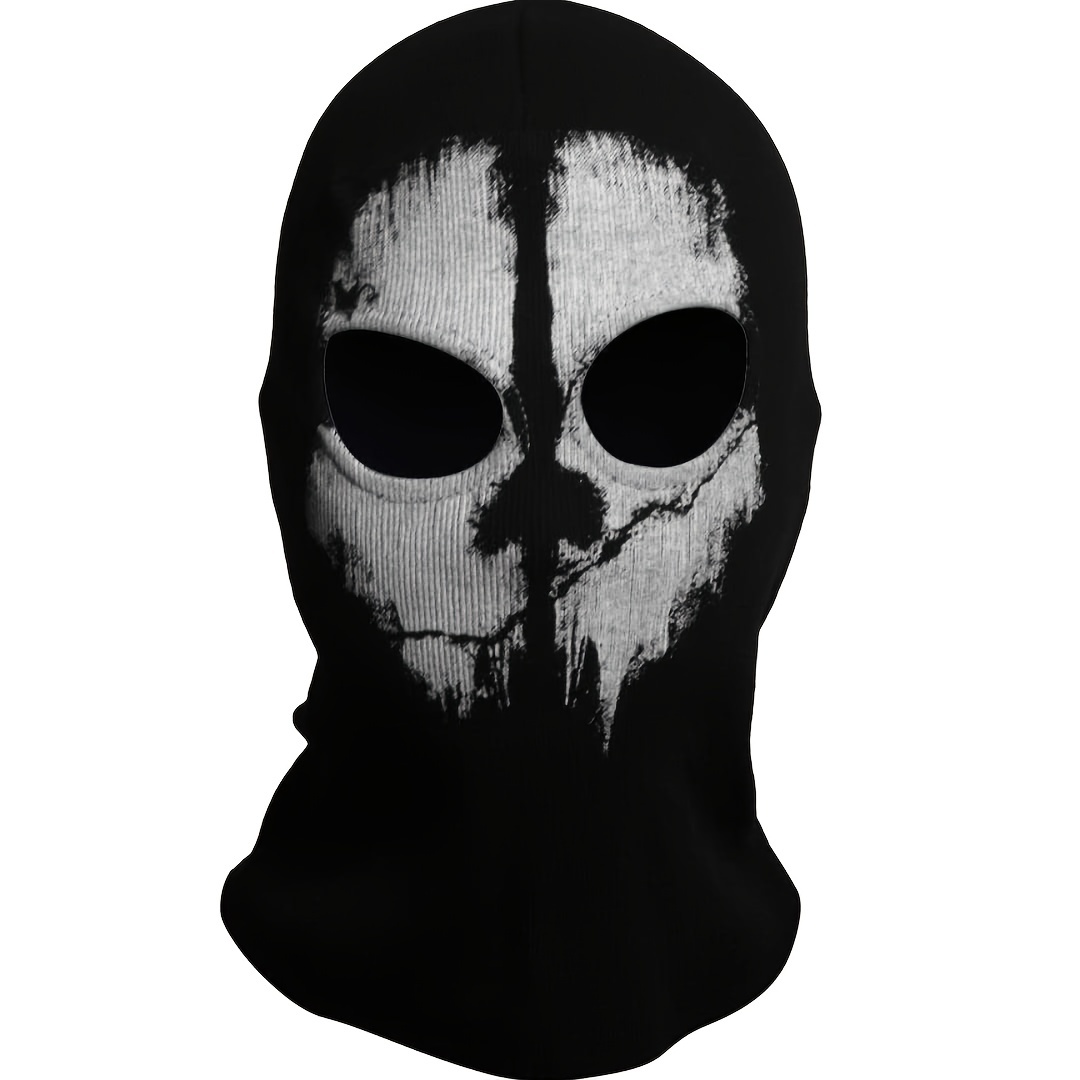 unisex ghost print stocking balaclava mask good for war game halloween cosplay ideal choice for gifts