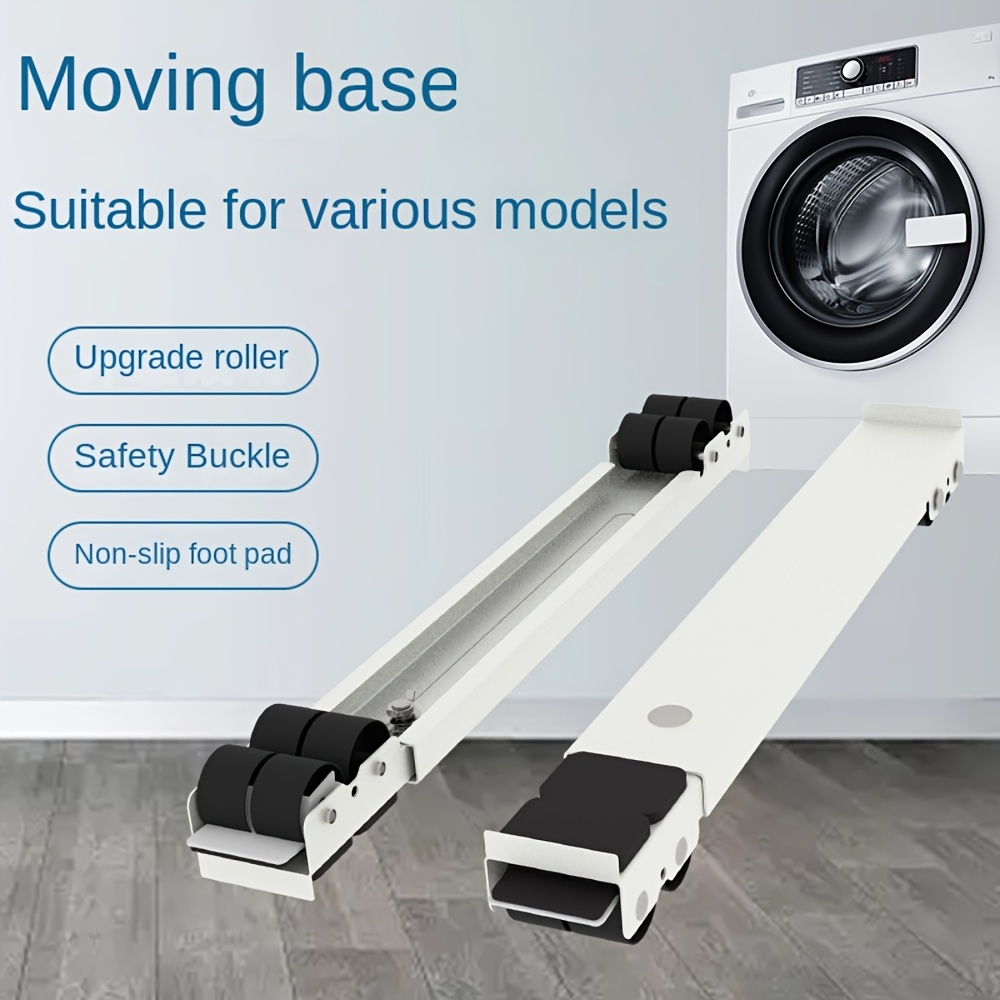 Freezer Base Bracket Stand Movable Support with Wheel Washing Machine  Bracket